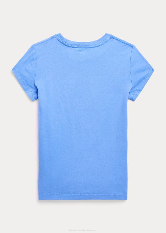 havneø blå børn Ralph Lauren polo bear bomuldsjersey t-shirt Z426B6852