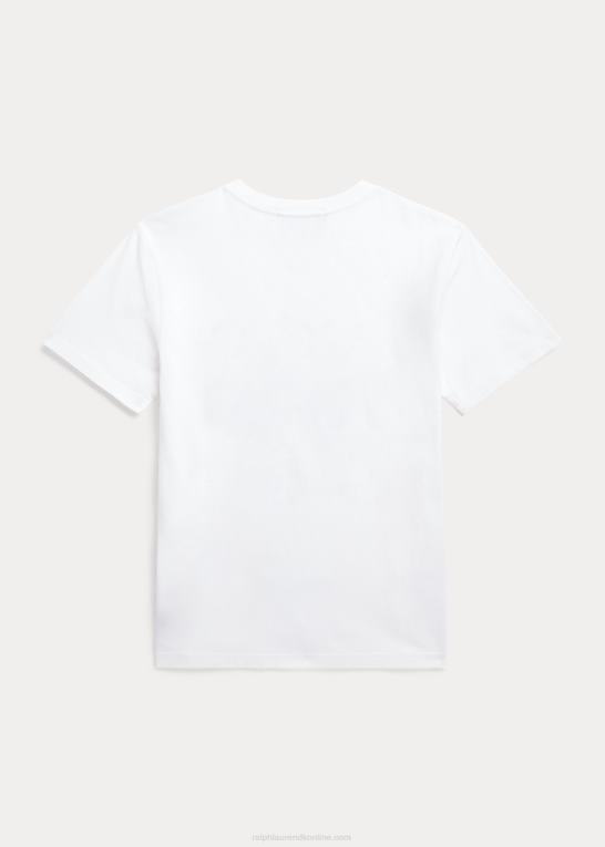klassisk oxford børn Ralph Lauren polo bear bomuldsjersey t-shirt Z426B9847