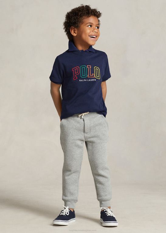 krydstogtflåde børn Ralph Lauren T-shirt i bomuldsjersey med logo Z426B6432