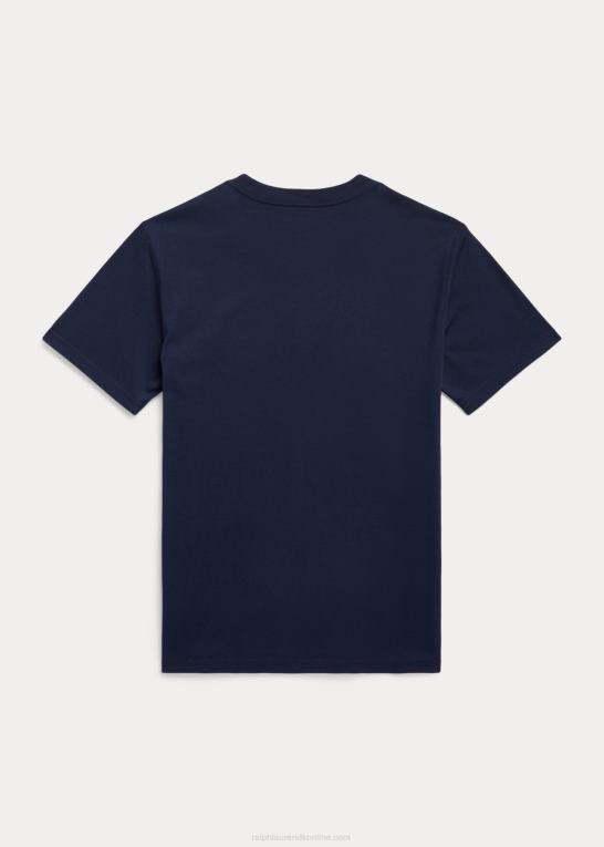 krydstogtflåde børn Ralph Lauren T-shirt i bomuldsjersey med logo Z426B6562