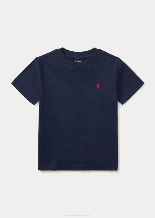 krydstogtflåde børn Ralph Lauren T-shirt med rund hals i bomuldsjersey Z426B5892