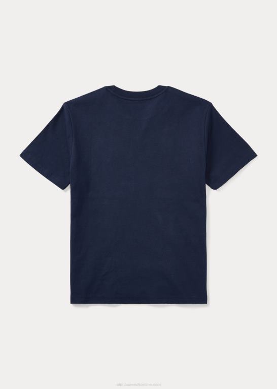 krydstogtflåde børn Ralph Lauren T-shirt med rund hals i bomuldsjersey Z426B6271