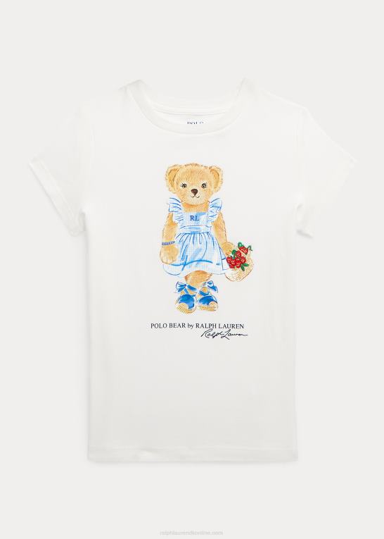 nevis børn Ralph Lauren polo bear bomuldsjersey t-shirt Z426B6804