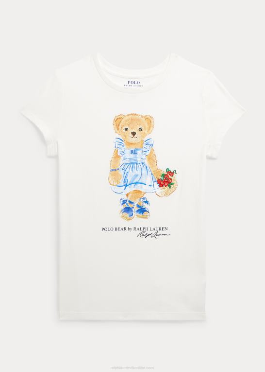 nevis børn Ralph Lauren polo bear bomuldsjersey t-shirt Z426B7051