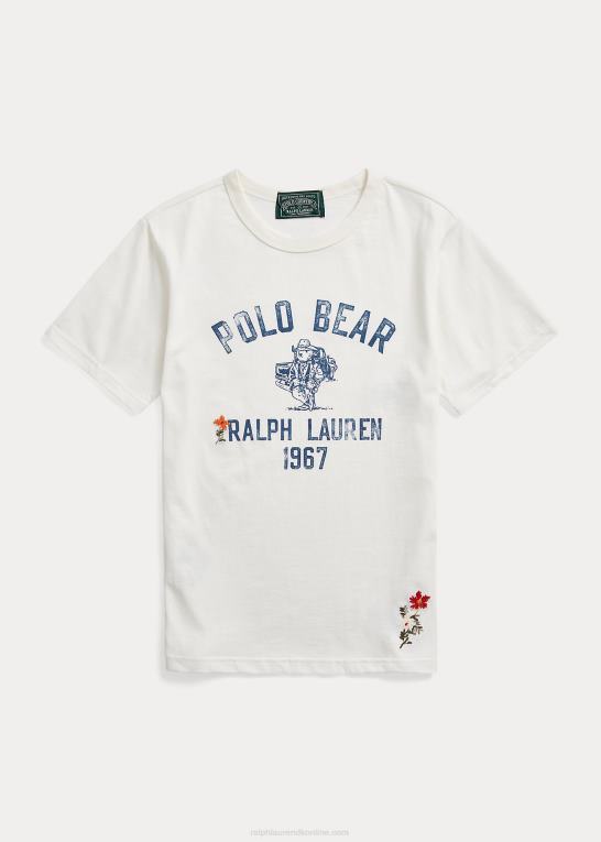 nevis børn Ralph Lauren polo bear bomuldsjersey t-shirt Z426B9863
