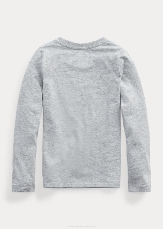 og over lyng børn Ralph Lauren T-shirt i bomuldsjersey Z426B6898