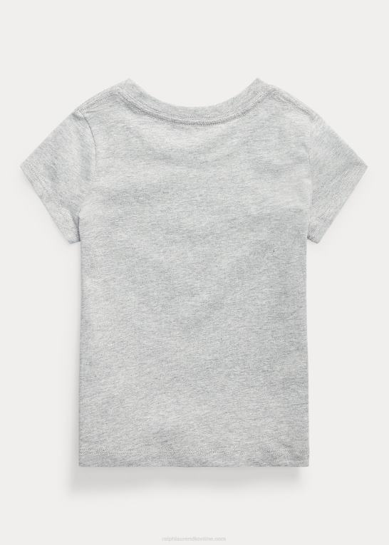 og over lyng børn Ralph Lauren T-shirt i bomuldsjersey Z426B6907