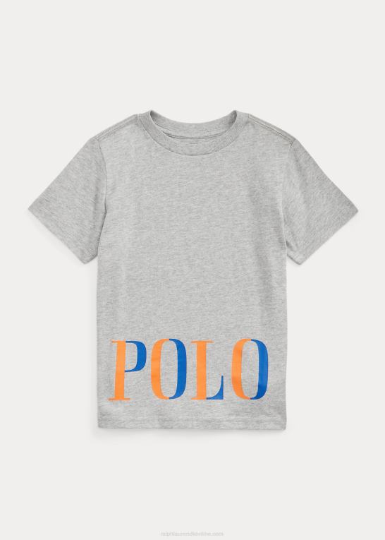 og over lyng børn Ralph Lauren T-shirt i bomuldsjersey med logo Z426B5768