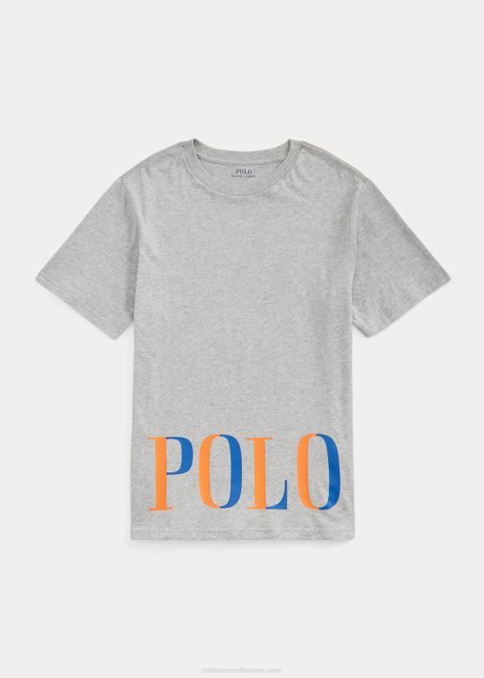 og over lyng børn Ralph Lauren T-shirt i bomuldsjersey med logo Z426B9837