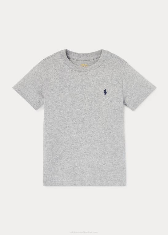 og over lyng børn Ralph Lauren T-shirt med rund hals i bomuldsjersey Z426B5890