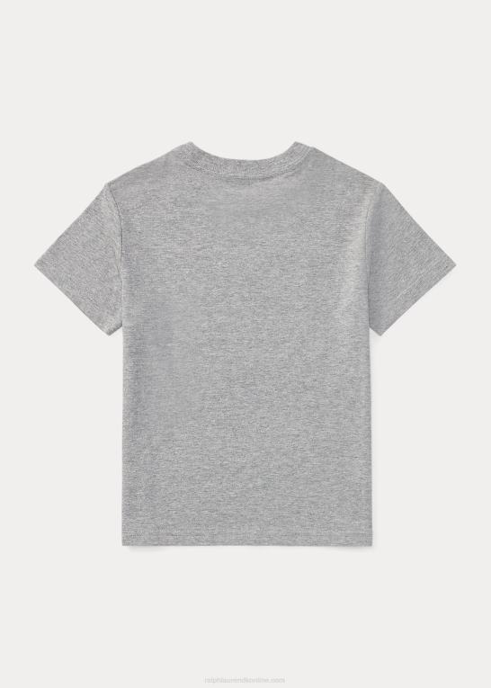 og over lyng børn Ralph Lauren flag T-shirt i bomuldsjersey Z426B5911