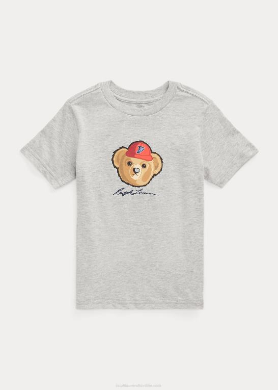 og over lyng børn Ralph Lauren polo bear bomuldsjersey t-shirt Z426B6490