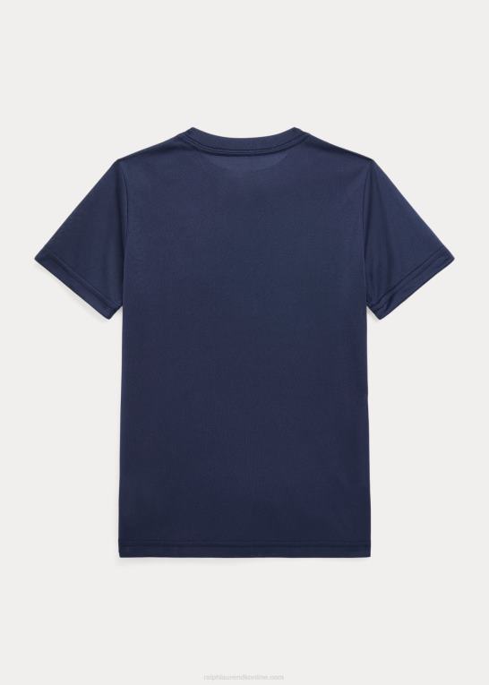 raffineret flåde børn Ralph Lauren logo performance jersey t-shirt Z426B9793