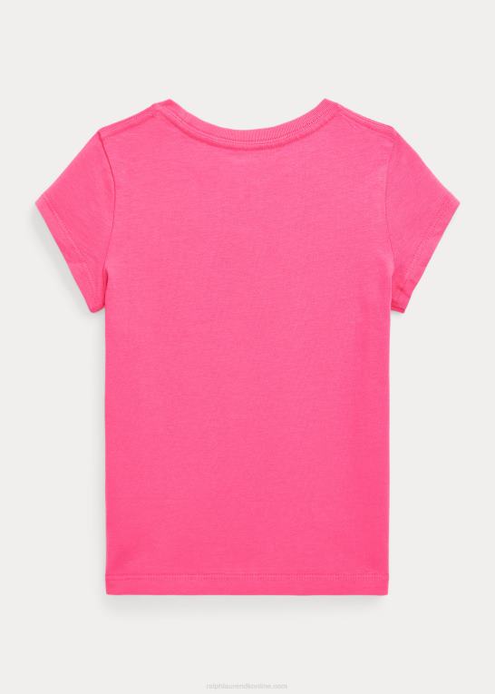 ørken pink børn Ralph Lauren T-shirt i bomuldsjersey Z426B6910