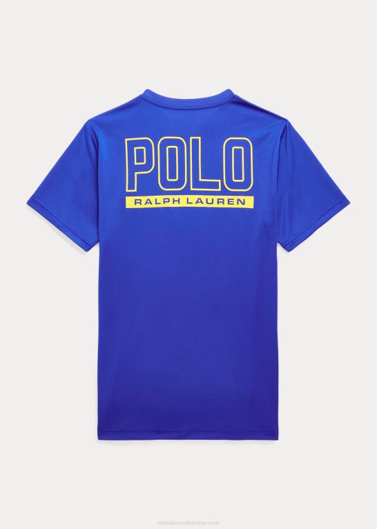 safir stjerne børn Ralph Lauren logo performance jersey t-shirt Z426B9817