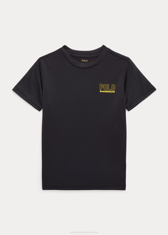 sort børn Ralph Lauren logo performance jersey t-shirt Z426B9773