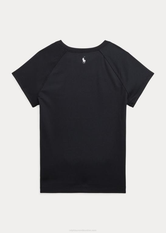 sort børn Ralph Lauren stretch jersey t-shirt Z426B7602