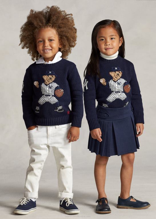 bjørneflåde børnpolo ralph lauren yankees bjørnetrøje Z426B5888
