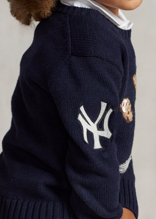 bjørneflåde børnpolo ralph lauren yankees bjørnetrøje Z426B5888