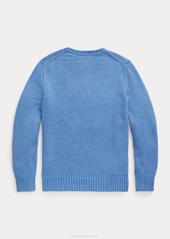 blød royal preppy bjørn børn Ralph Lauren polobjørn bomuldstrøje Z426B5986