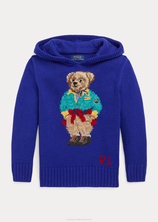 by kgl børn Ralph Lauren hættetrøje med polobjørn Z426B9915
