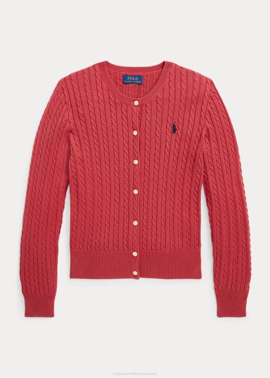 chili peber børn Ralph Lauren mini-kabel bomulds cardigan Z426B7245