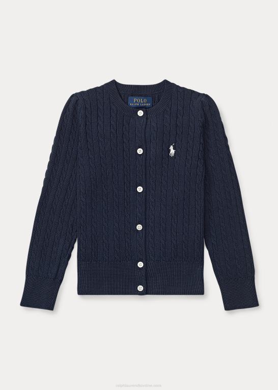 jægerflåde børn Ralph Lauren mini-kabel bomulds cardigan Z426B6937