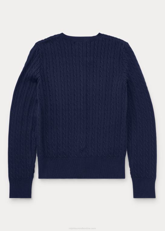 jægerflåde børn Ralph Lauren mini-kabel bomulds cardigan Z426B7241