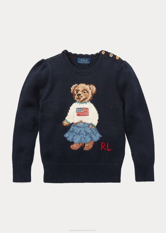 jægerflåde børn Ralph Lauren polobjørn bomuldstrøje Z426B6930