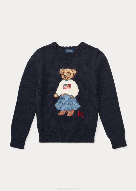 jægerflåde børn Ralph Lauren polobjørn bomuldstrøje Z426B7237