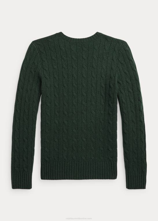 mos agat børn Ralph Lauren den ikoniske kabelstrikkede kashmirtrøje Z426B6220