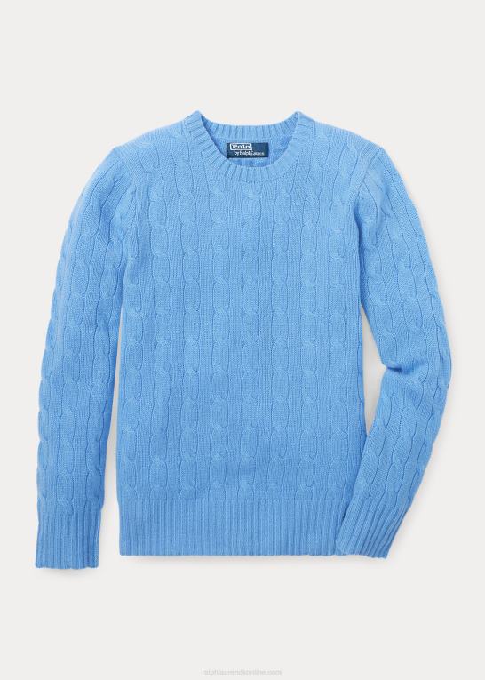 ny litchfield børn Ralph Lauren den ikoniske kabelstrikkede kashmirtrøje Z426B5719