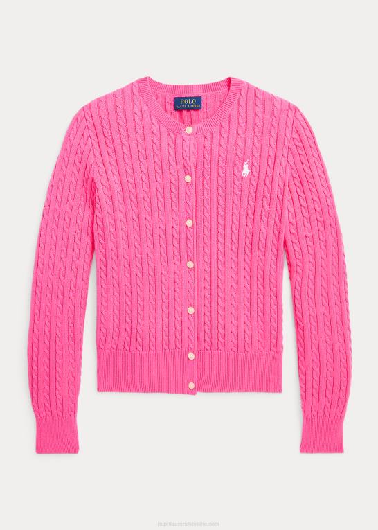 ørken pink børn Ralph Lauren mini-kabel bomulds cardigan Z426B7244