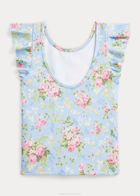 rylee blomstret børn Ralph Lauren blomstret præstationsjersey top Z426B6710