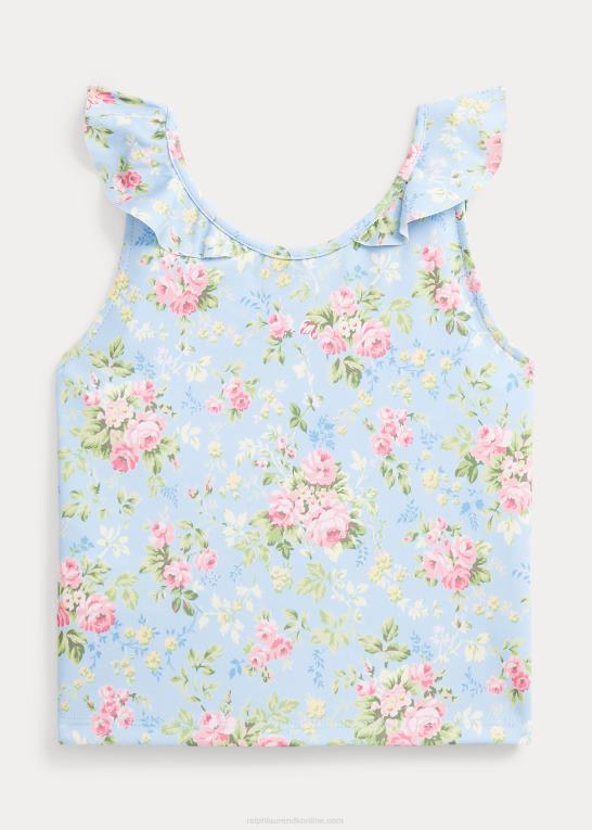 rylee blomstret børn Ralph Lauren blomstret præstationsjersey top Z426B7071