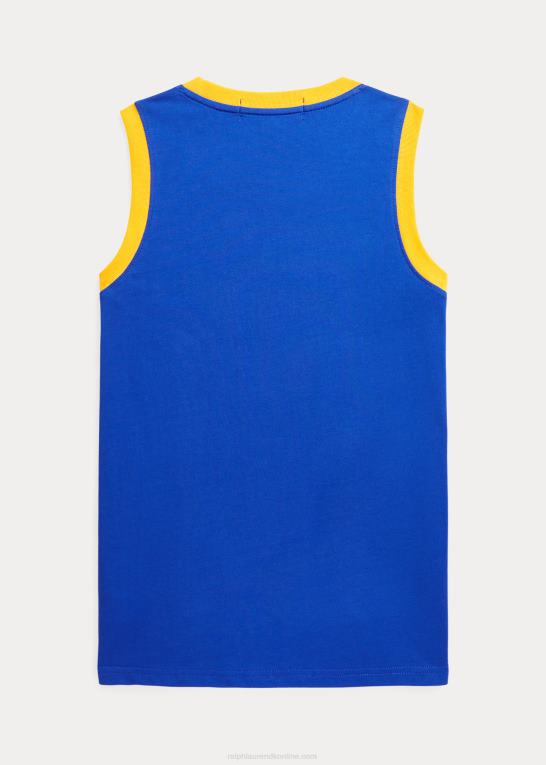 safir stjerne børn Ralph Lauren polo sport bomuldsjersey tank Z426B6150