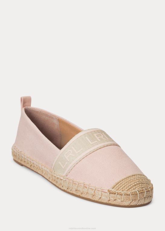 lyserød Kvinder Ralph Lauren caylee iii lærred espadrille Z426B5061