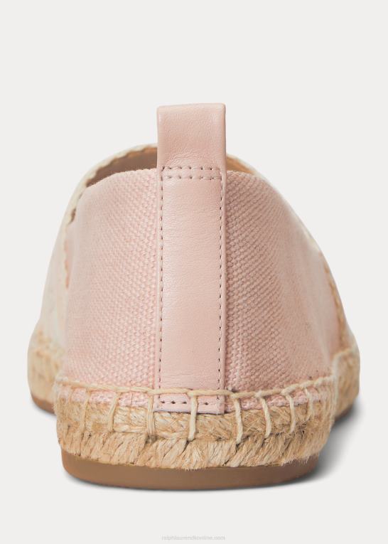 lyserød Kvinder Ralph Lauren caylee iii lærred espadrille Z426B5061