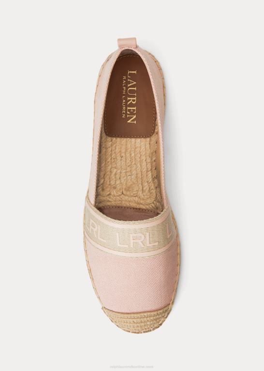 lyserød Kvinder Ralph Lauren caylee iii lærred espadrille Z426B5061