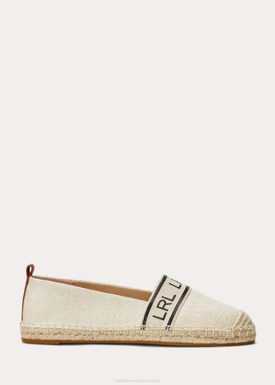 naturlig/ecru Kvinder Ralph Lauren caylee iii lærred espadrille Z426B5060