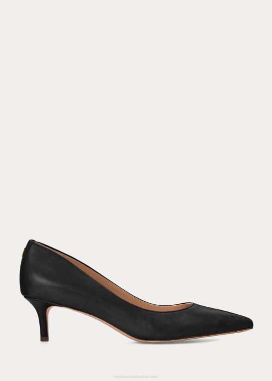 sort Kvinder Ralph Lauren adrienne læder pumpe Z426B5094