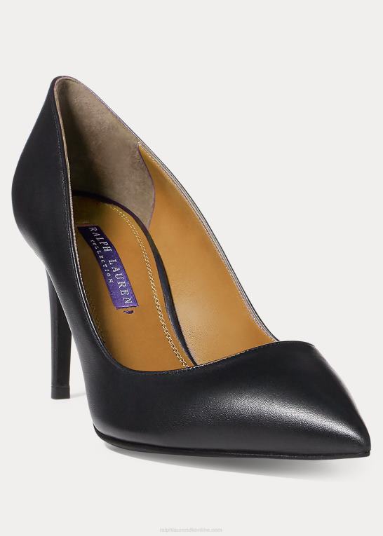 sort Kvinder Ralph Lauren armissa kalveskindspumpe Z426B9694