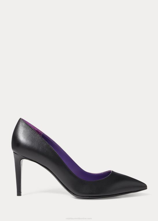 sort Kvinder Ralph Lauren armissa pumpe i kalveskind Z426B9702