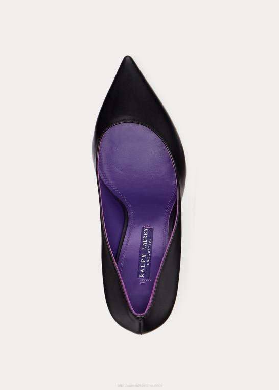 sort Kvinder Ralph Lauren armissa pumpe i kalveskind Z426B9702