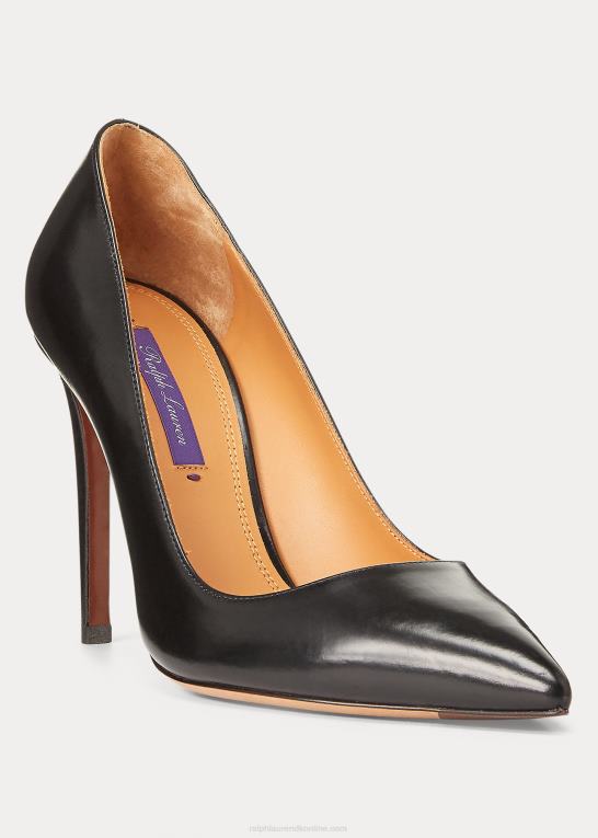 sort Kvinder Ralph Lauren celia kalveskindspumpe Z426B9699