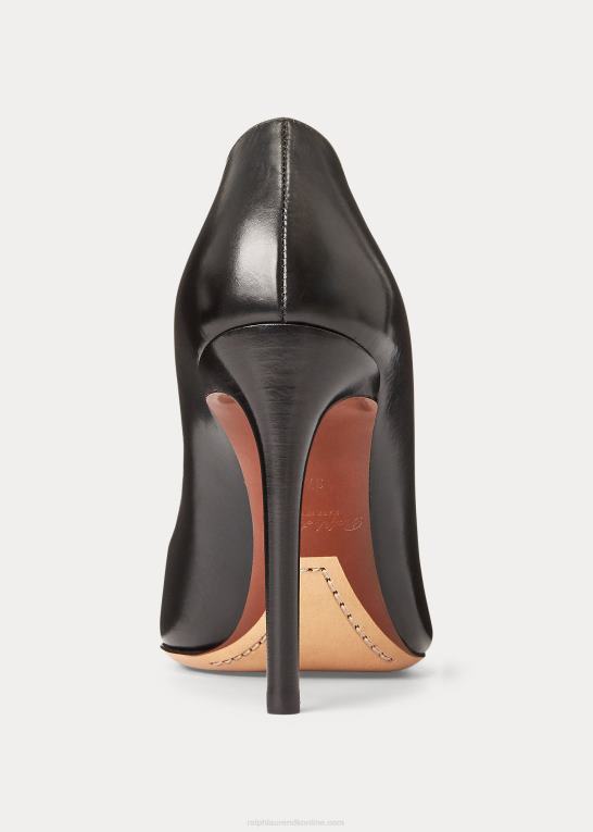sort Kvinder Ralph Lauren celia kalveskindspumpe Z426B9699