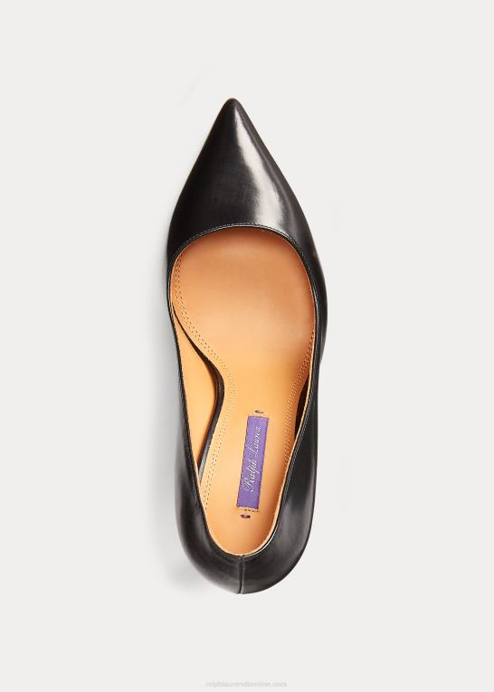 sort Kvinder Ralph Lauren celia kalveskindspumpe Z426B9699