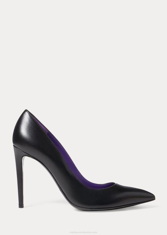 sort Kvinder Ralph Lauren celia nappa lammeskindspumpe Z426B9693