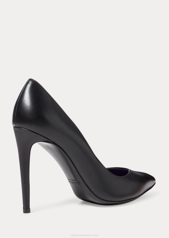 sort Kvinder Ralph Lauren celia nappa lammeskindspumpe Z426B9693