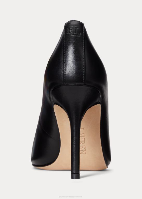 sort Kvinder Ralph Lauren lindella ii pumpe i poleret læder Z426B5104